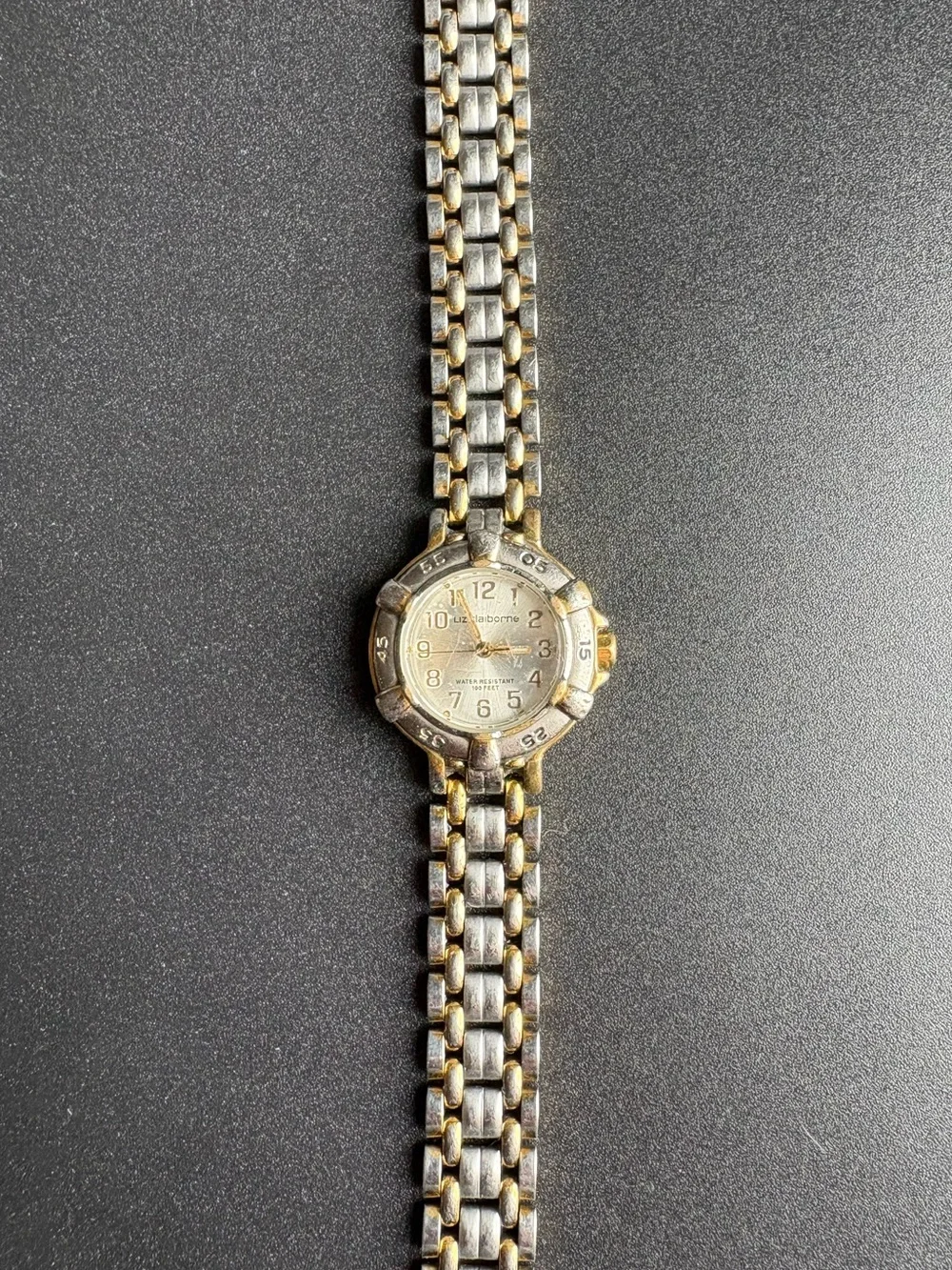 Two-Tone‎ Women's Vintage Bracelet Watch - Gold and Silver